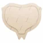 Foam Dressing Mepilex® Border Sacrum 6-1/3 X 7-9/10 Inch With Border Film Backing Silicone Adhesive Sacral Sterile