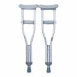 Underarm Crutches McKesson Pediatric 3 Foot 7 Inch to 4 Foot User Height Aluminum Frame 175 lbs. Weight Capacity
