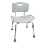Bath Chair McKesson Without Arms Aluminum Frame Removable Backrest 19-1/4 Inch Seat Width 300 lbs. Weight Capacity