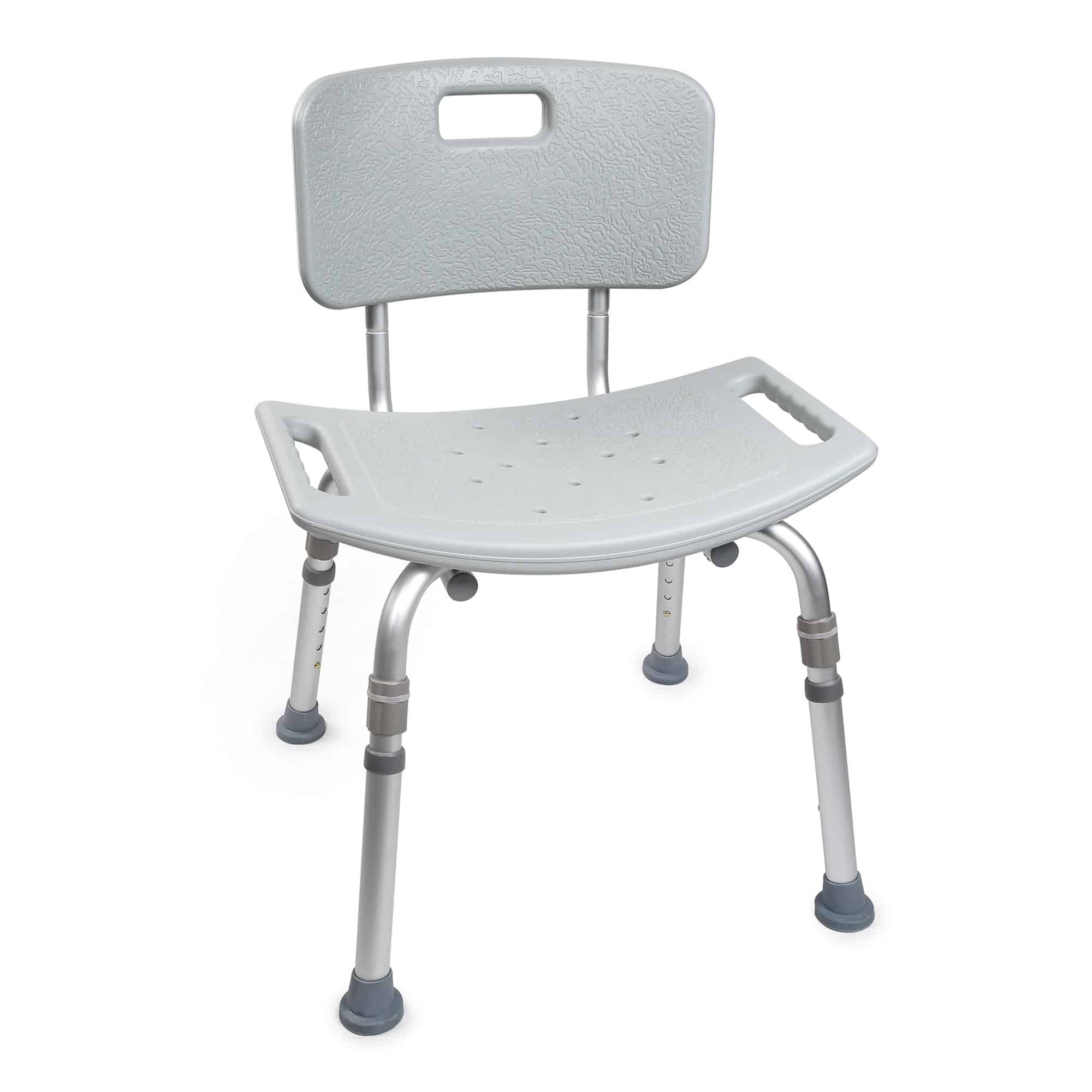 Bath Chair McKesson Without Arms Aluminum Frame Removable Backrest 19-1/4 Inch Seat Width 300 lbs. Weight Capacity