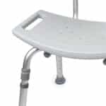 BathChair McKesson Without Arms Aluminum Frame Removable Backrest 19-1/4 Inch Seat Width 300 lbs. Weight Capacity