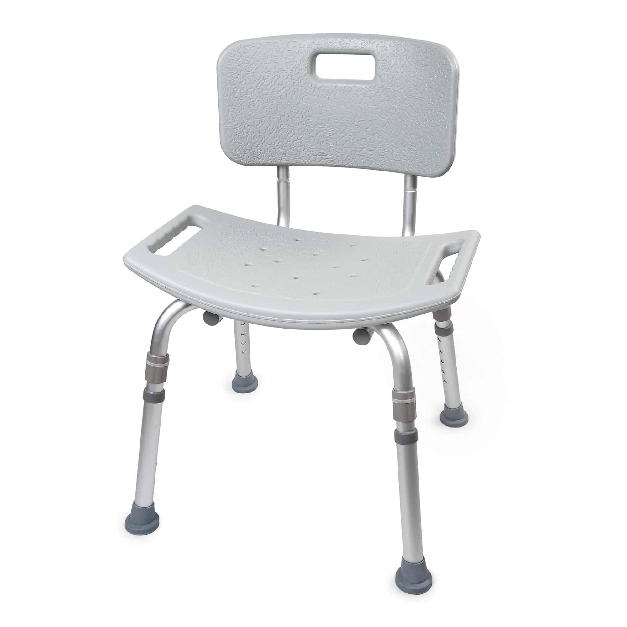 Bath Chair McKesson Without Arms Aluminum Frame Removable Backrest 19-1/4 Inch Seat Width 300 lbs. Weight Capacity