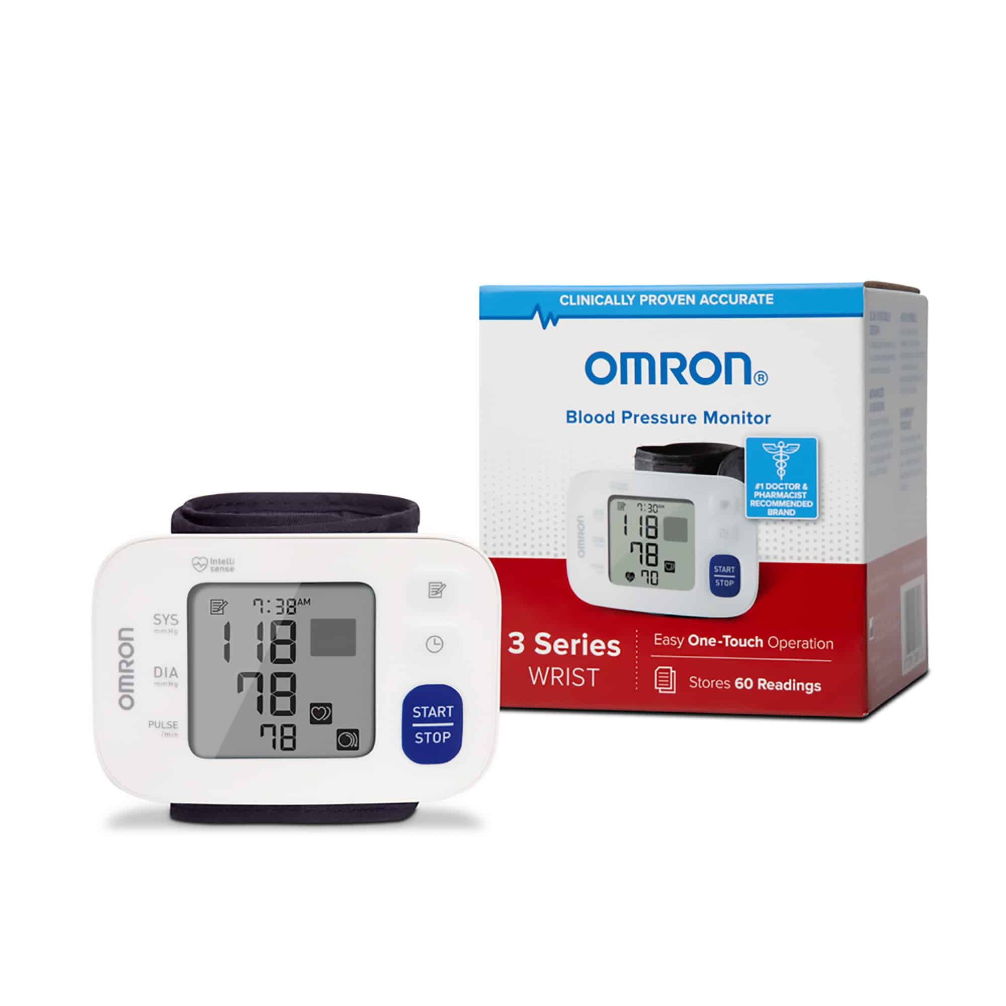Home Automatic Digital Blood Pressure Monitor Omron®3 Series™ Large Cuff Nylon Cuff 23 - 40 cm Wrist