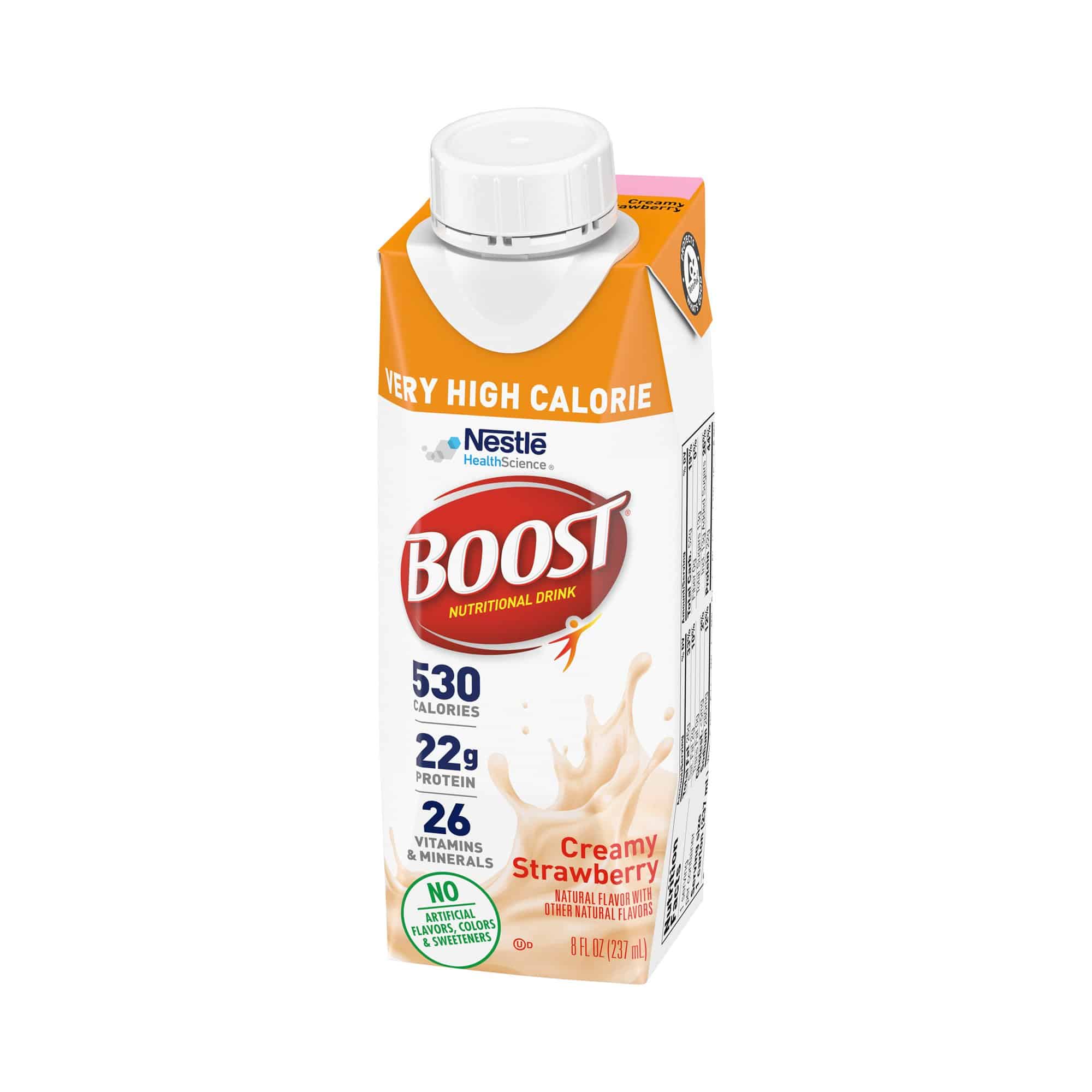 Oral Supplement Boost® Very High Calorie Strawberry Flavor Liquid 8 oz. Reclosable Carton