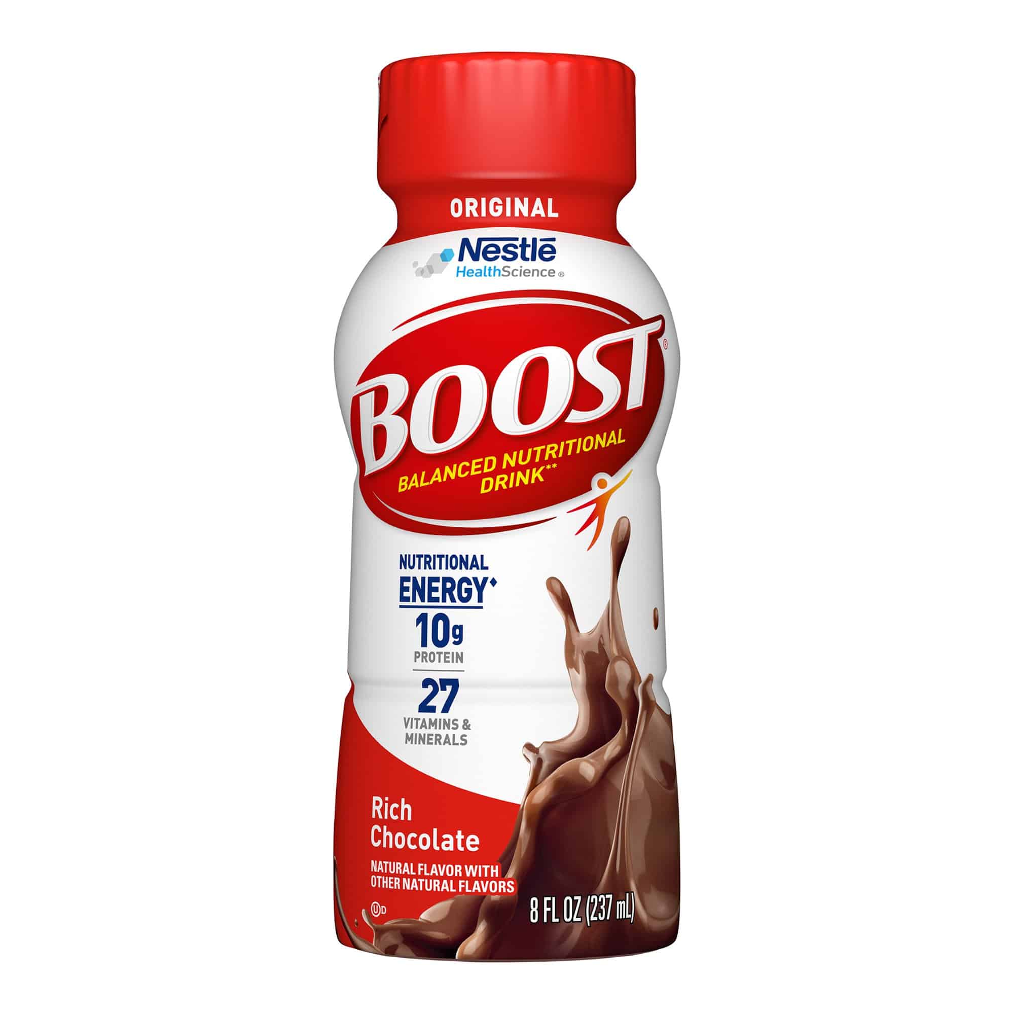 Oral Supplement Boost® Original Chocolate Flavor Liquid 8 oz. Bottle