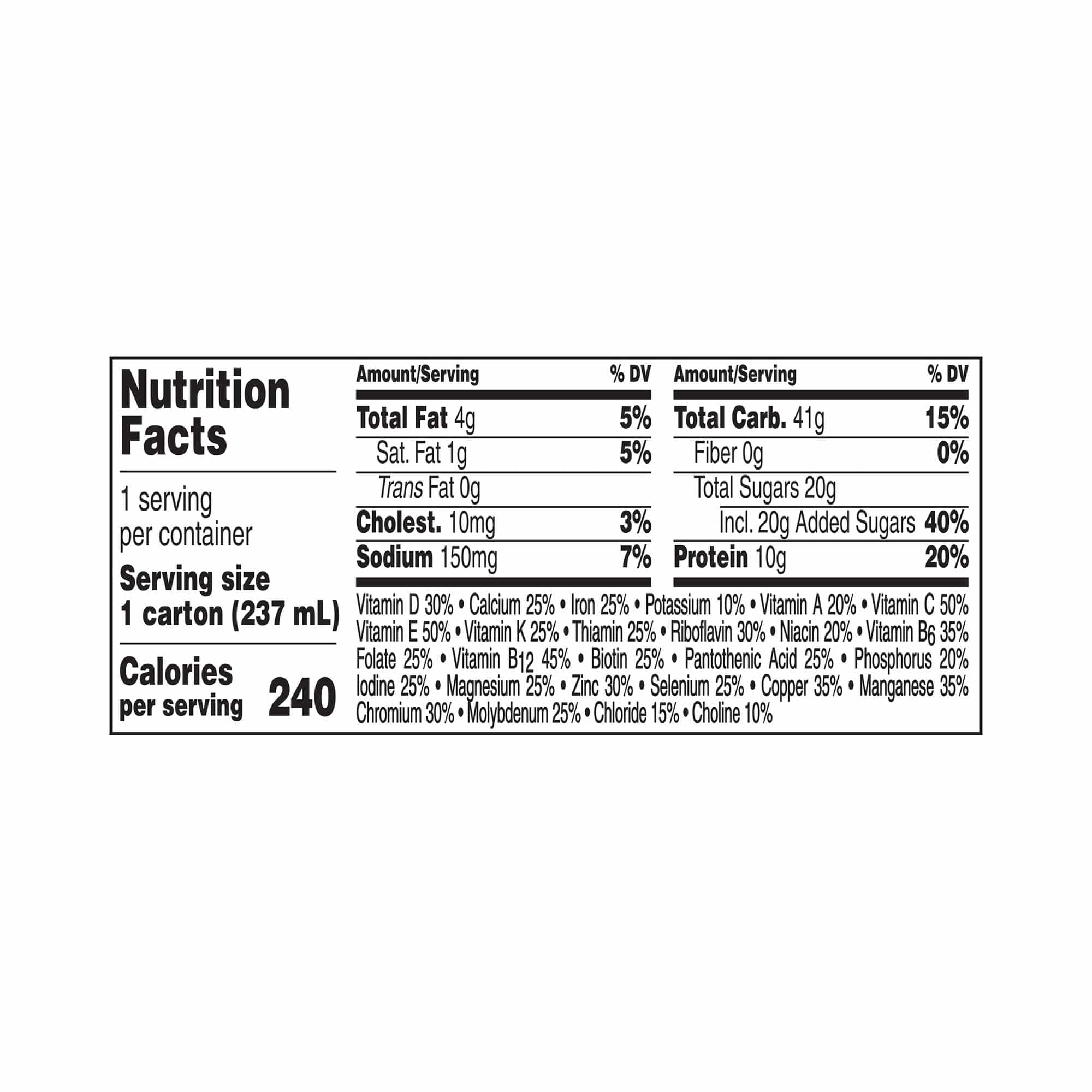Oral Supplement Boost® Original Chocolate Flavor Liquid 8 oz. Bottle
