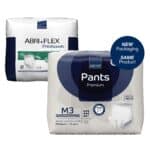 Unisex Adult Absorbent Underwear Abena® Premium Pants M3 Pull On with Tear Away Seams Medium Disposable Heavy Absorbency