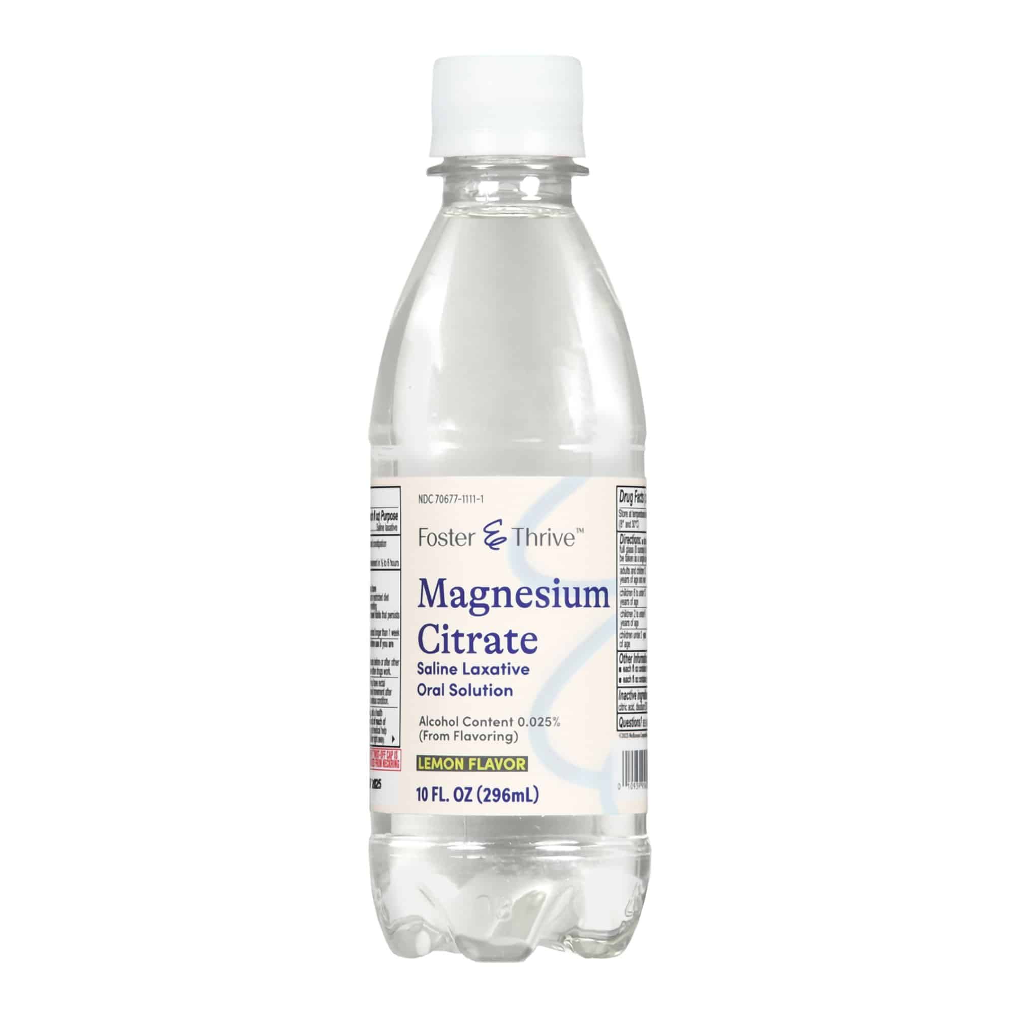 Laxative Foster & Thrive™ Lemon Flavor Liquid 10 oz. Magnesium Citrate