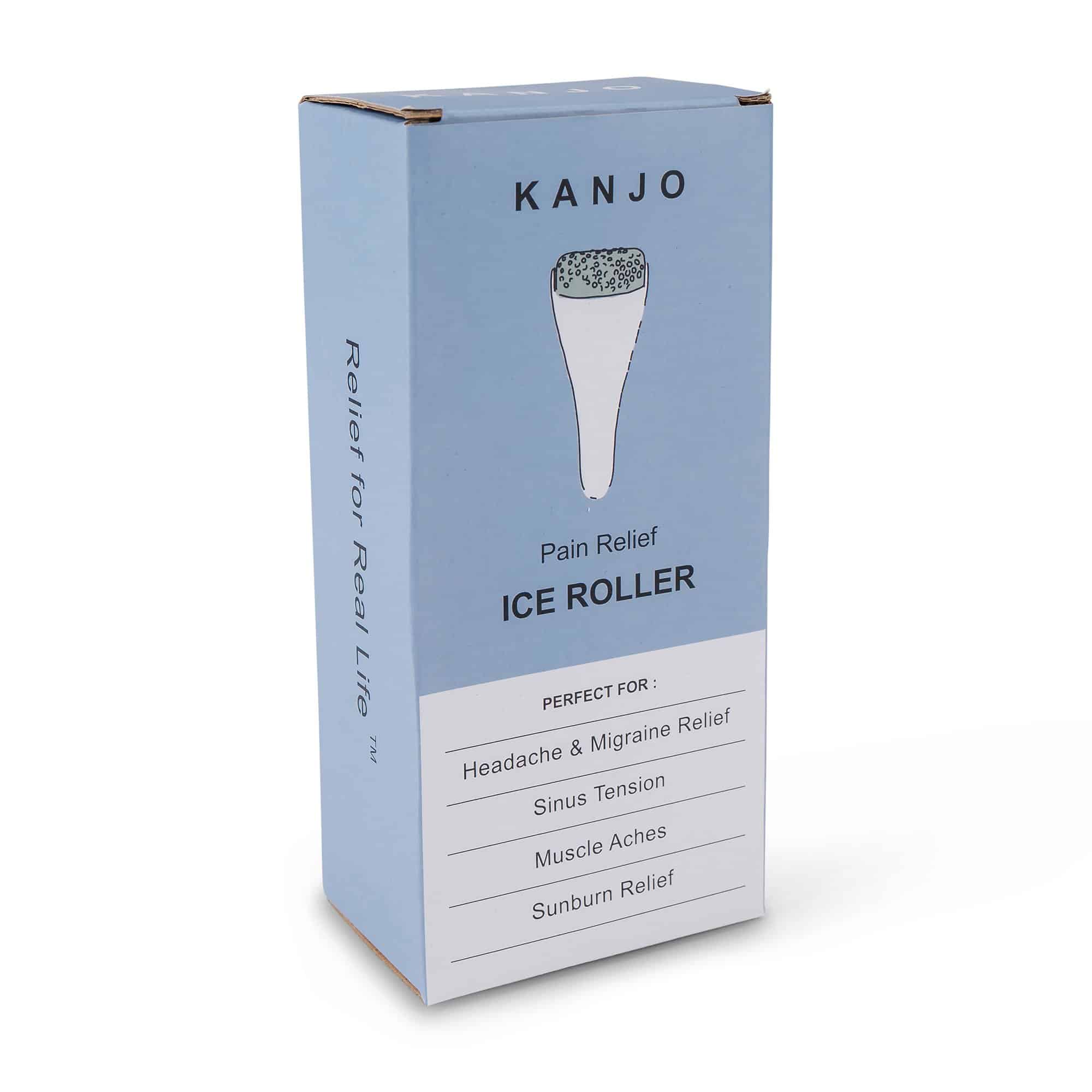 Ice Therapy Massager Kanjo Facial 2-1/2 X 3-1/2 X 7-1/2 Inch Reusable