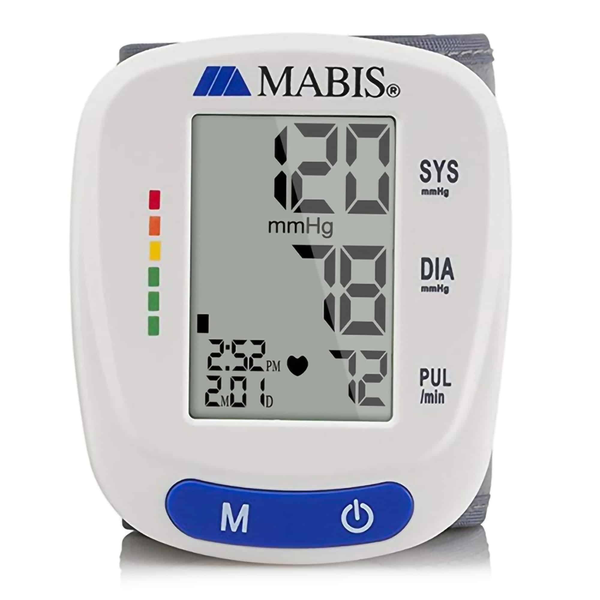 Digital Blood Pressure Monitor MABIS® Adult Cuff Cloth Fabric Cuff 5.3 to 8.5 inches Mobile