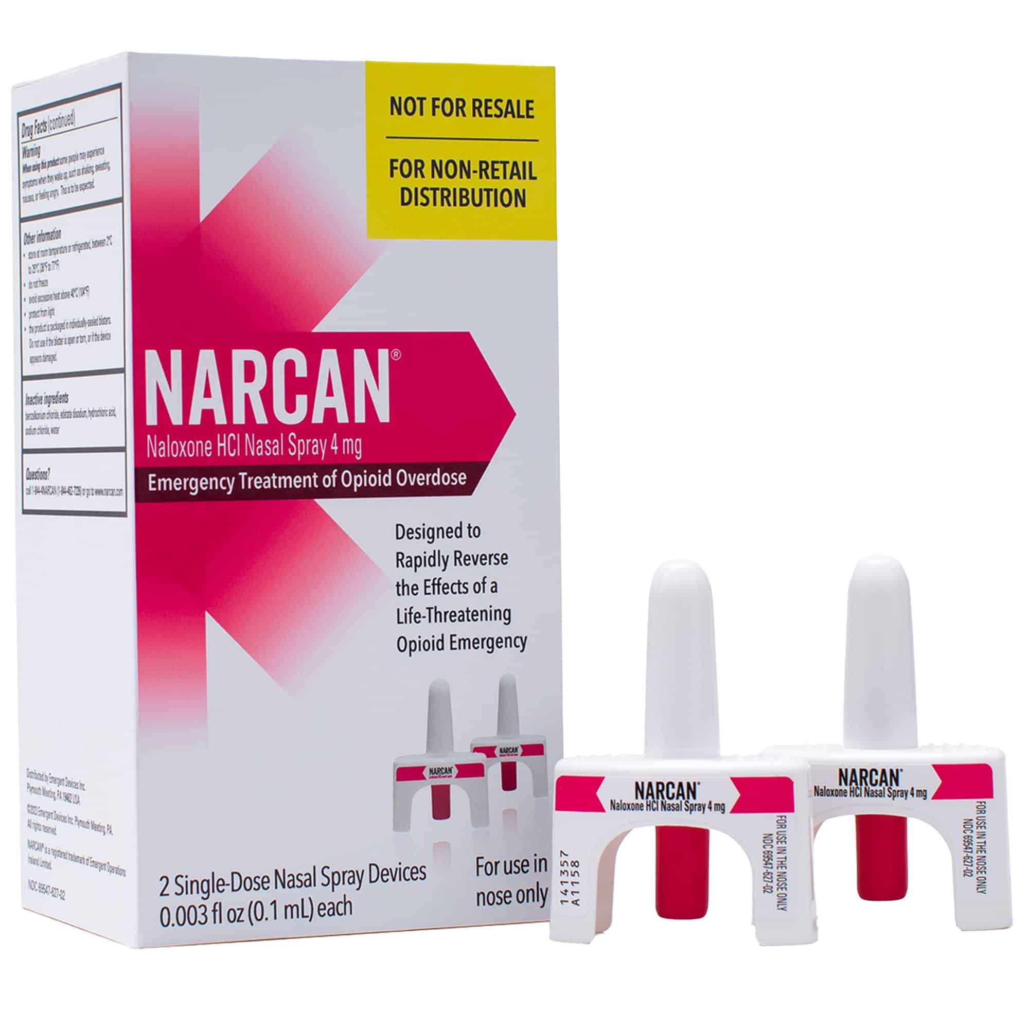 Narcan® Naloxone HCl 4 mg Spray 0.1 mL