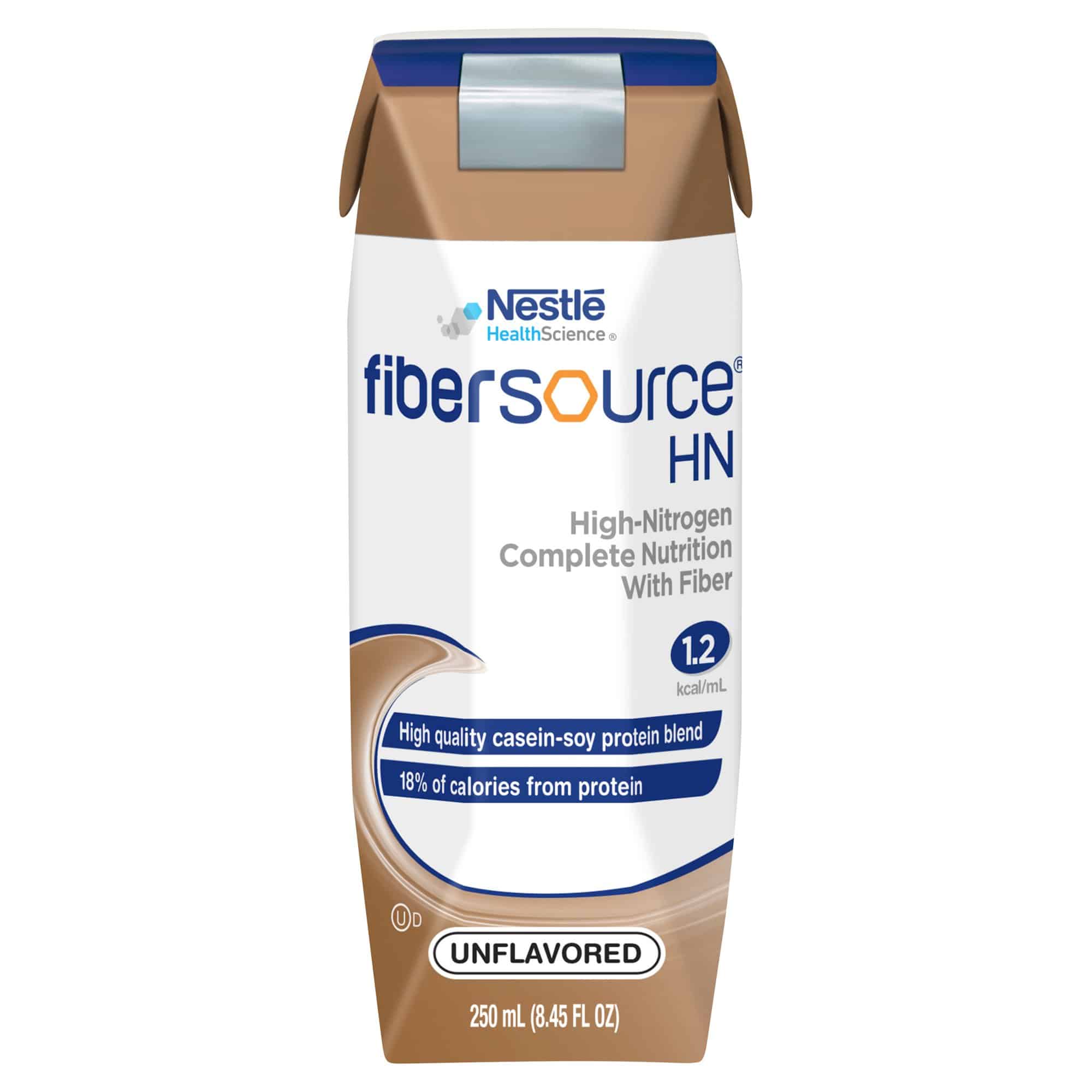 Tube Feeding Formula Fibersource® HN Unflavored Liquid 250 mL Carton