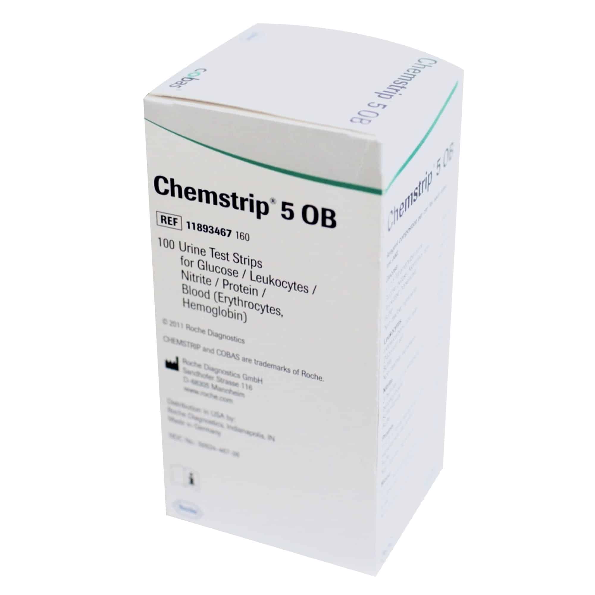 Urinalysis Reagent Chemstrip® Blood, Glucose, Leukocytes, Nitrite, Protein For Urisys 1100