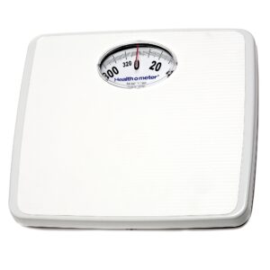 Floor Scale Health O Meter® Dial Display 330 lbs. Capacity White Analog