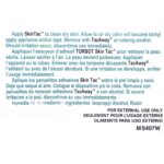 Skin Barrier Wipe Skin Tac™ 78 to 82% Strength Isopropyl Alcohol Individual Packet NonSterile directions