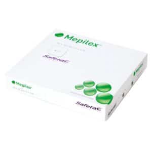 Foam Dressing Mepilex® 4 X 4 Inch Without Border Film Backing Silicone Adhesive Square Sterile