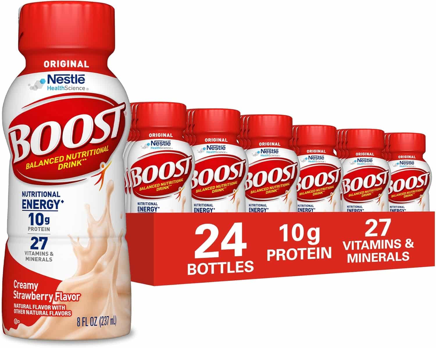 Nestle Boost® Original Very Vanilla Flavor Liquid 8 fl oz. Bottles