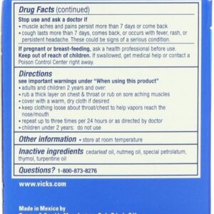 Vicks VapoRub information