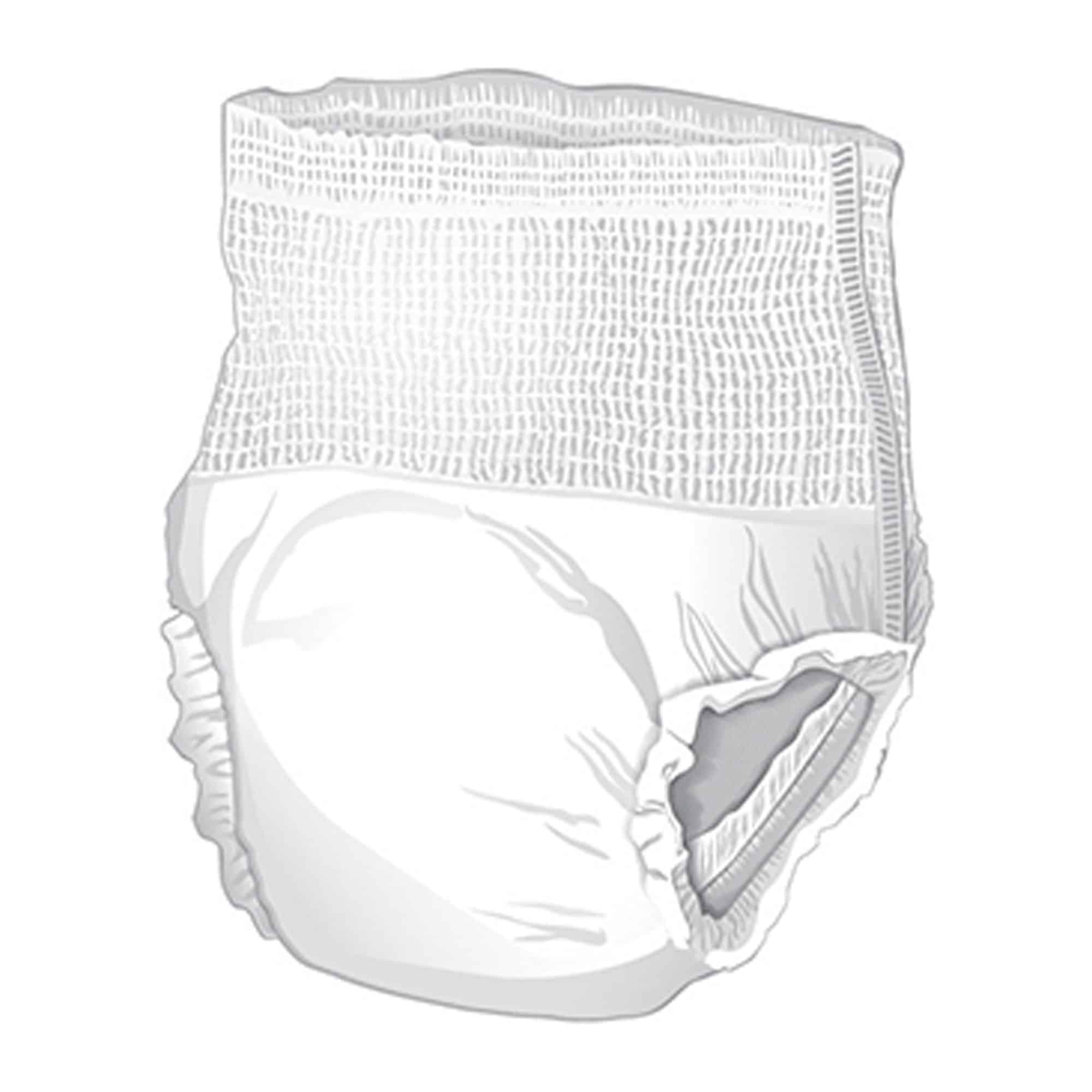 Unisex Adult Absorbent Underwear McKesson Ultra Pull On with Tear Away Seams