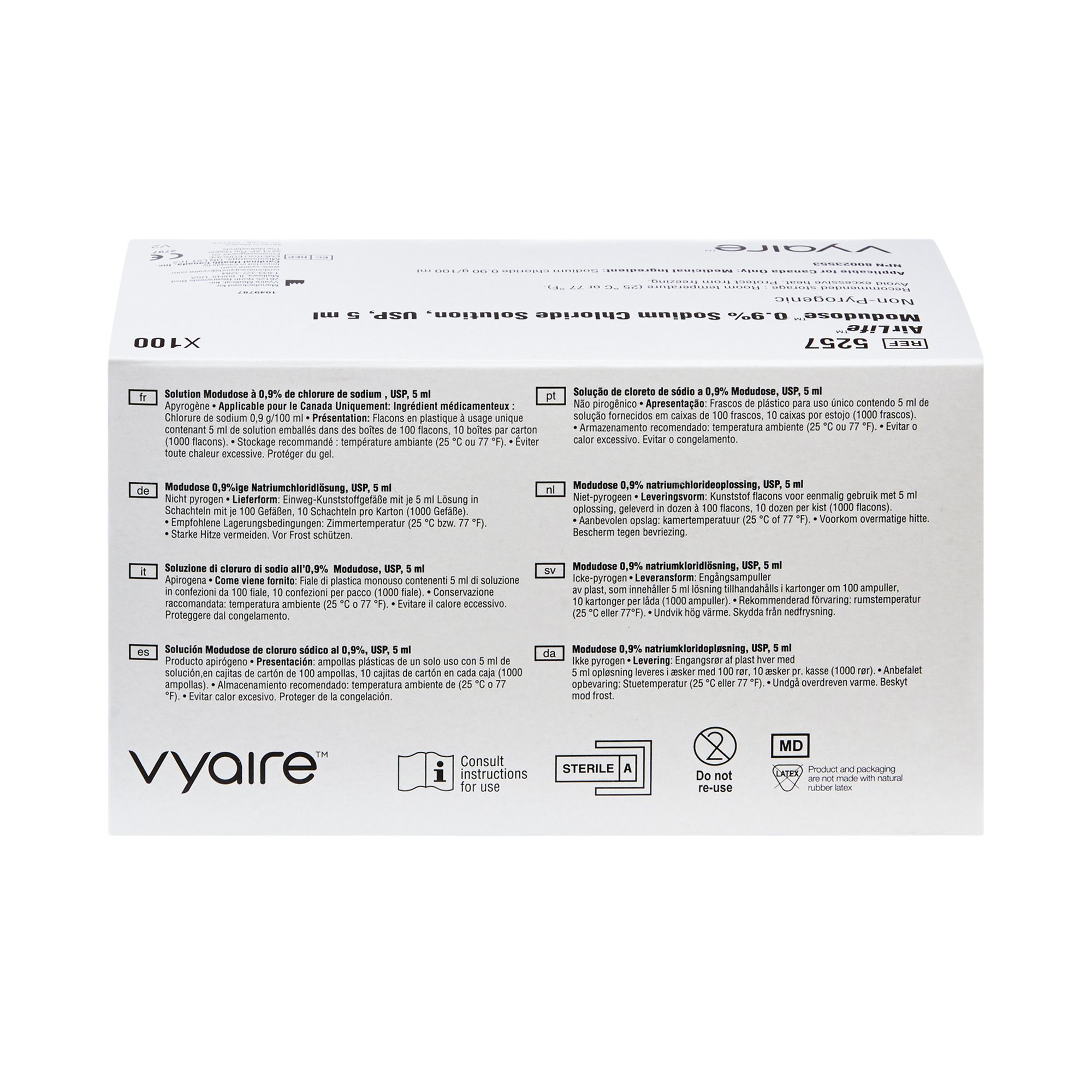 AirLife® Modudose® Sodium Chloride 0.9% Solution 5 mL