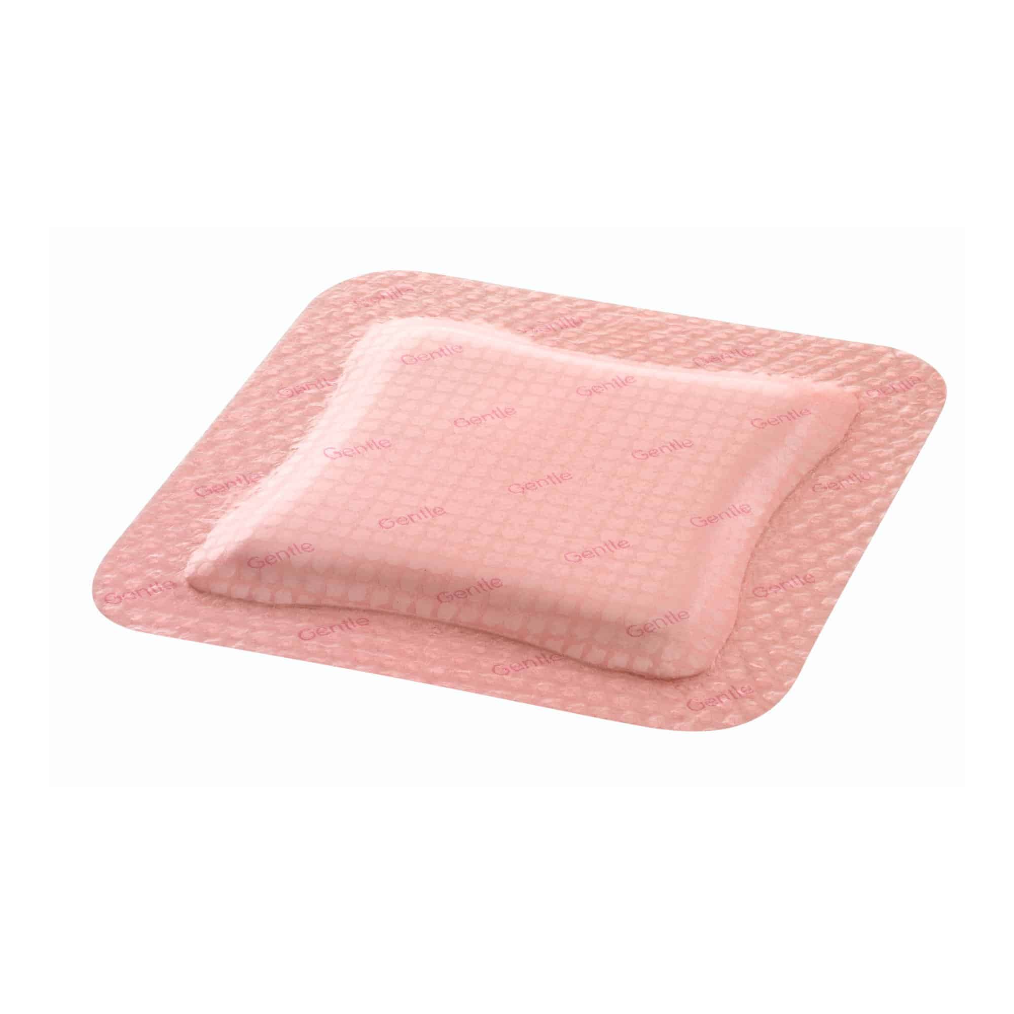 Thin Foam Dressing Allevyn Gentle Border Lite 6 X 6 Inch With Border Film Backing Silicone Gel Adhesive Square Sterile
