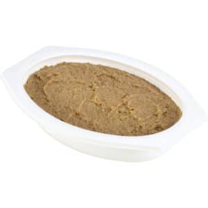 Thickened Food Thick & Easy® Purees 7 oz. Tray Turkey with Stuffing / Green Beans Flavor Puree IDDSI Level 2 Mildly Thick
