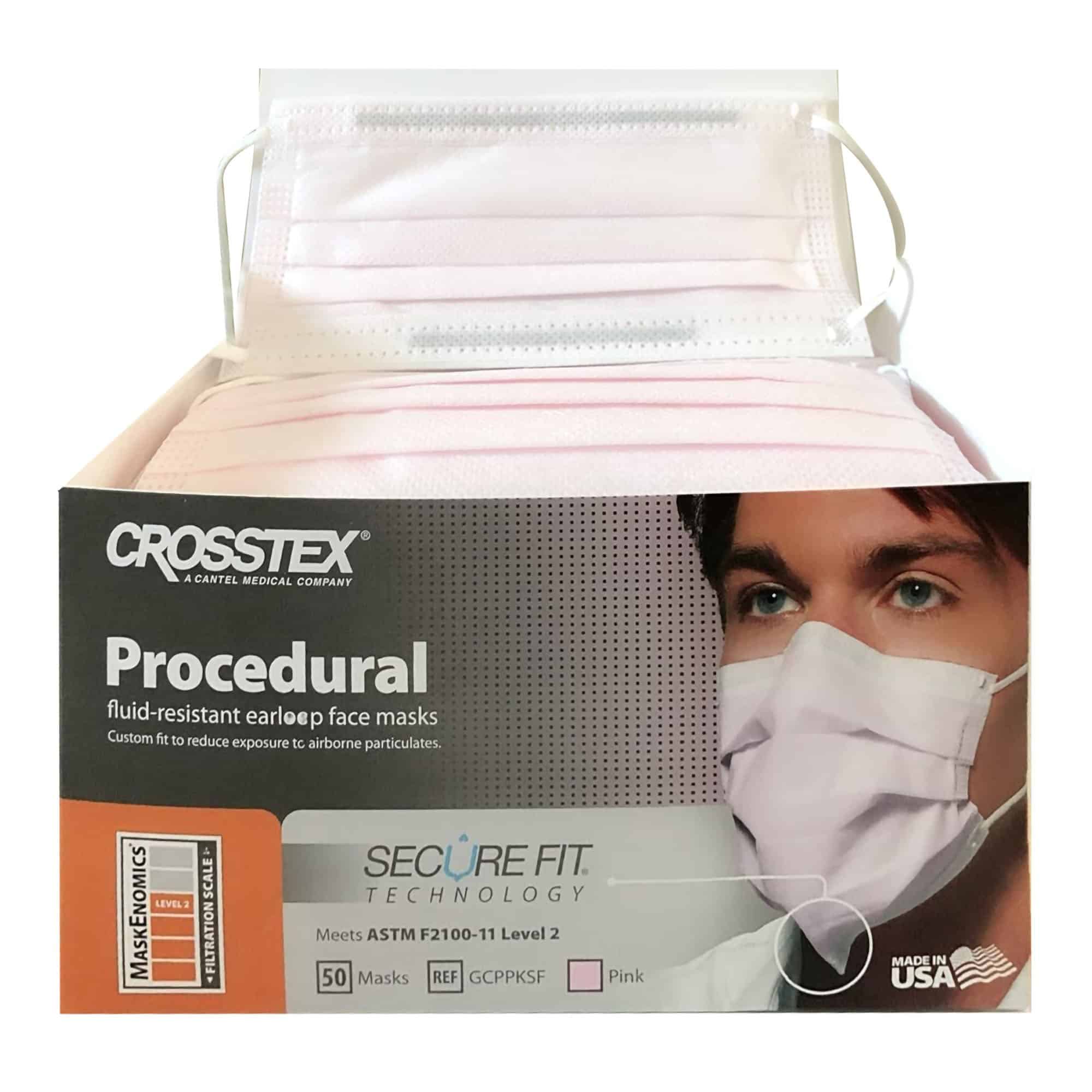 Procedure Mask ASTM Level 2 Earloops One Size Fits Most