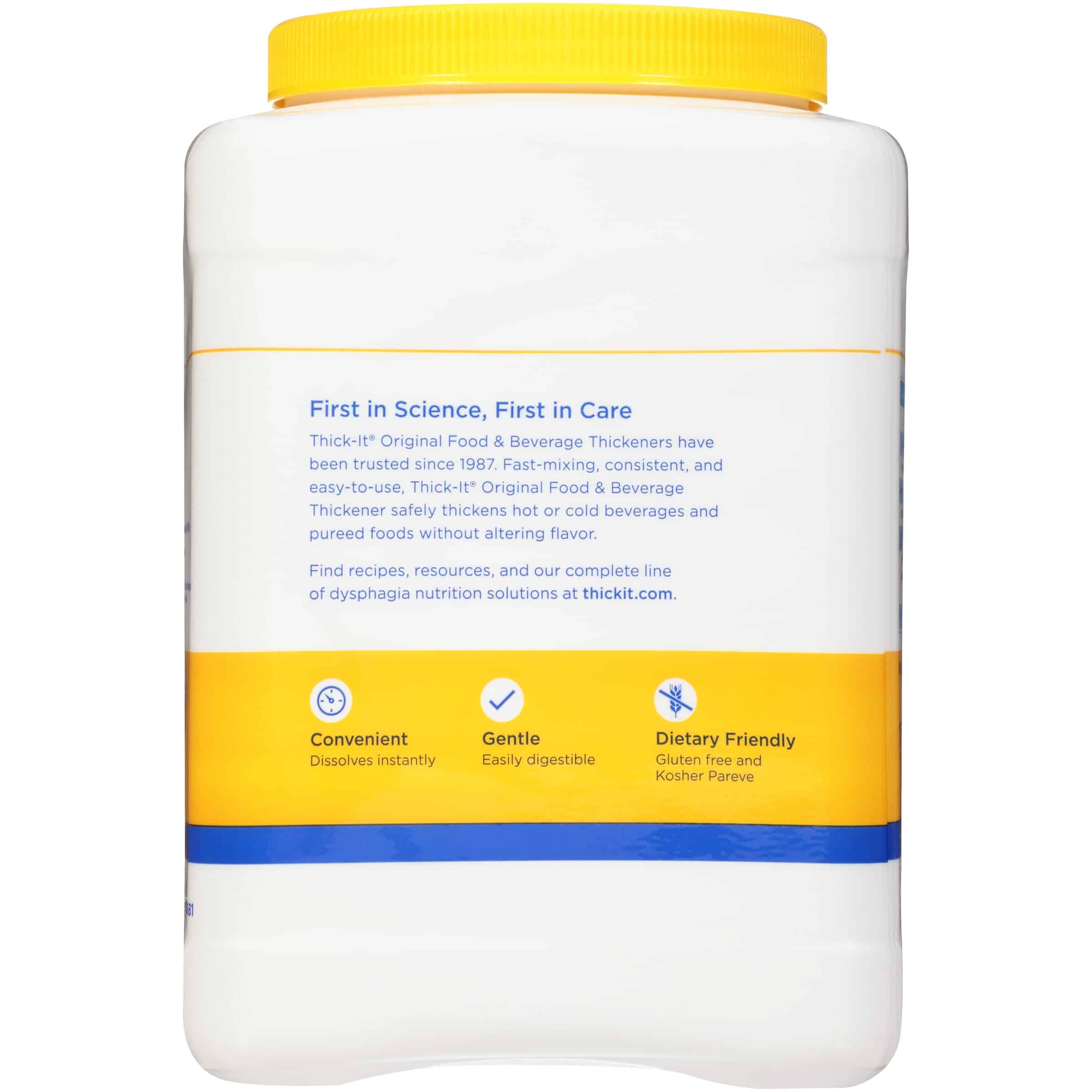 Food and Beverage Thickener Thick-It® Original 36 oz. Canister Unflavored Powder IDDSI Level 0 Thin