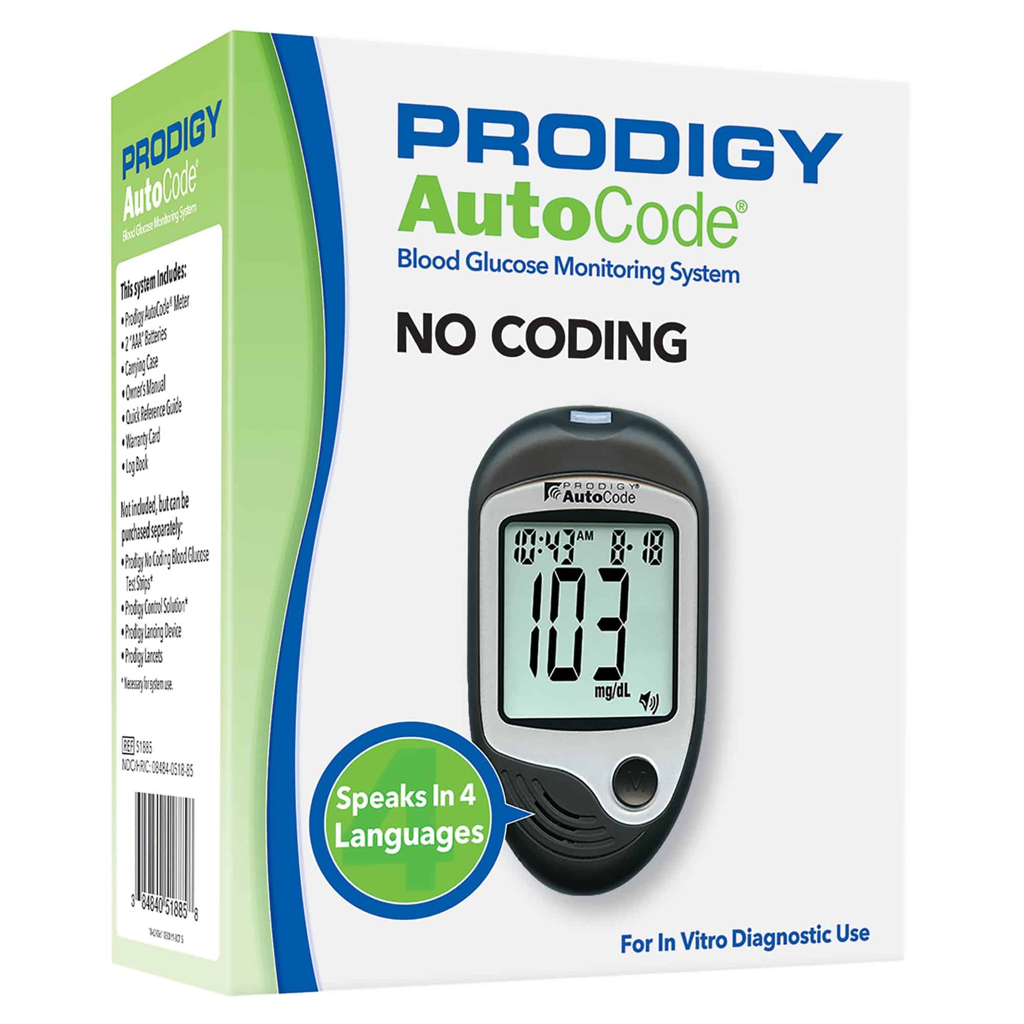 Prodigy® Glucose Meter | 7s Results