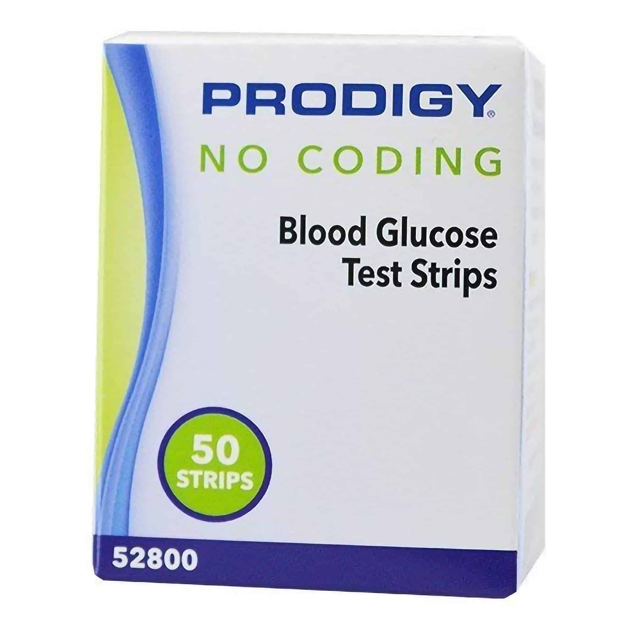 Blood Glucose Test Strips Prodigy® 50 Strips per Pack