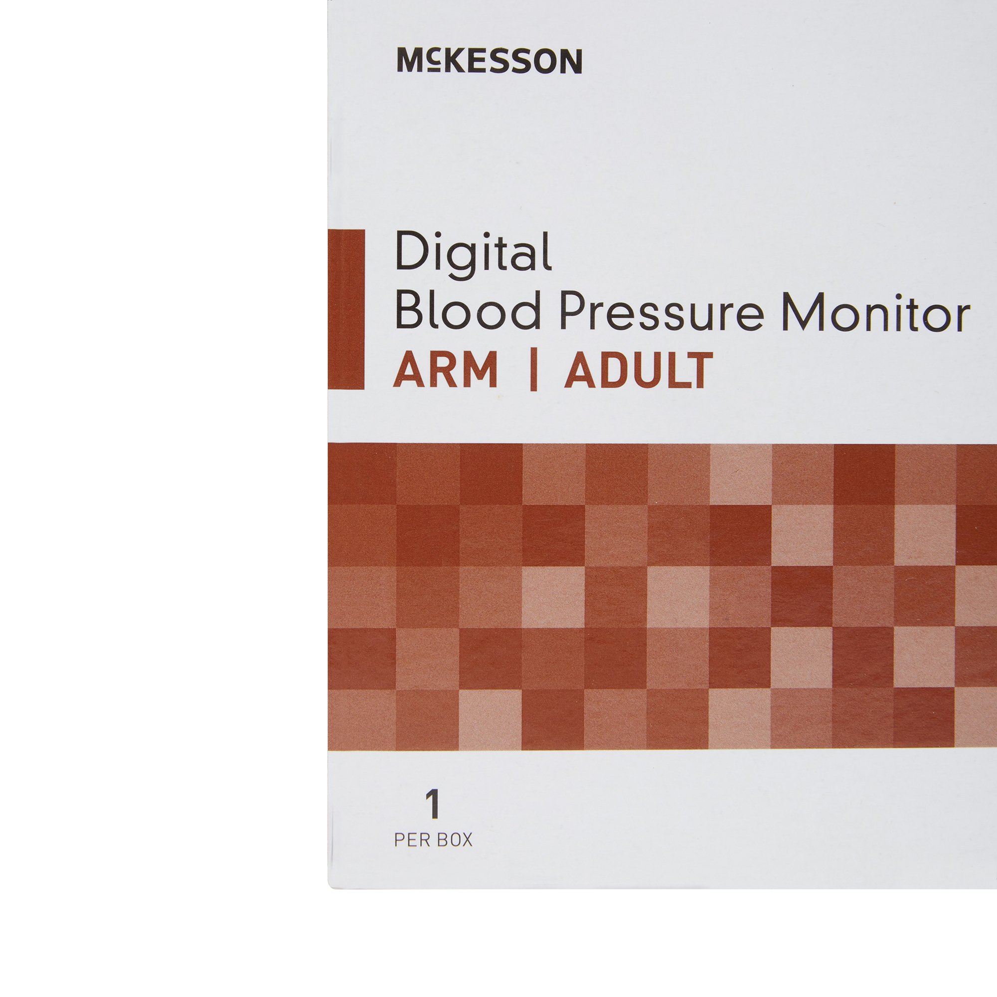 Home Automatic Digital Blood Pressure Monitor McKesson Brand Adult Cuff Nylon Cuff 22 - 36 cm Desk Model