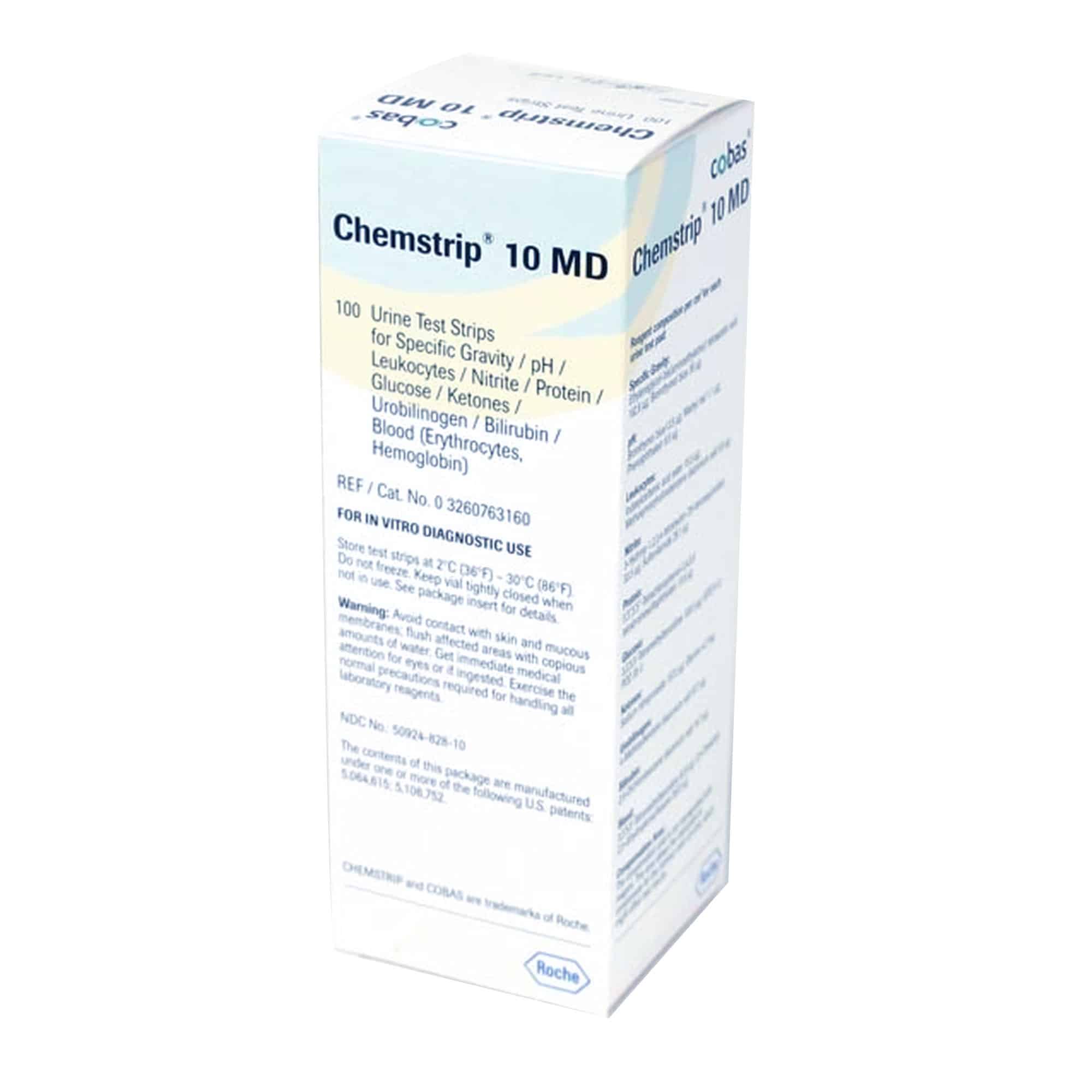 Chemstrip® Urinalysis Reagent Strips | Box of 100
