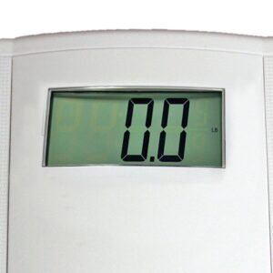 Floor Scale Health O Meter® Digital Display 550 lbs. / 250 kg Capacity White Battery Operated