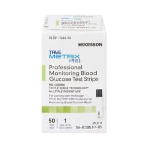 Blood Glucose Test Strips McKesson TRUE METRIX® PRO 50 Strips per Pack