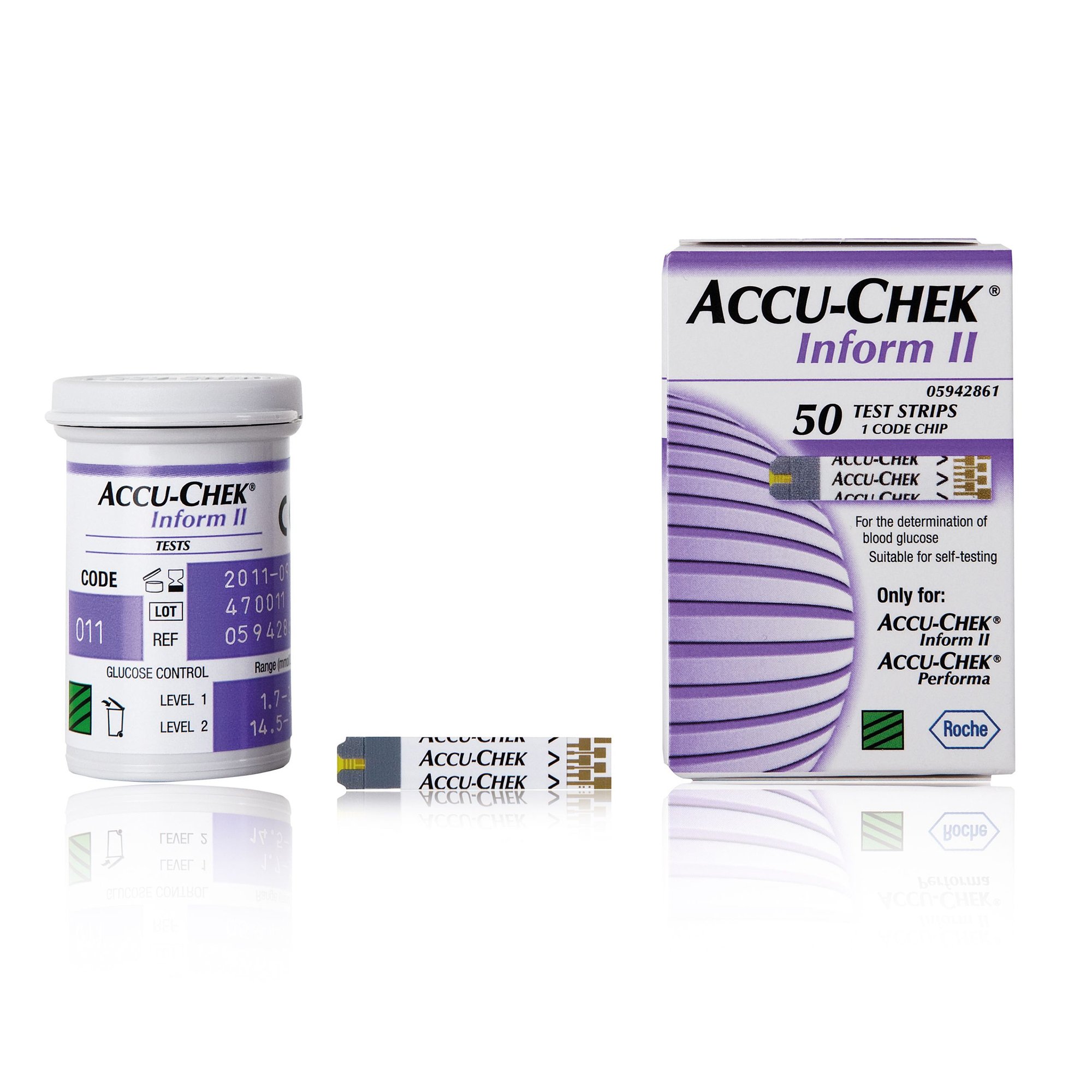Accu-Chek® Inform II Blood Glucose Test Strips | 50 per Pack