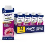 Nepro Nutrition Shake for People on Dialysis, with 19 Grams of Protein, 420 Calories, Mixed Berry, 8 fl oz, Pack of 24